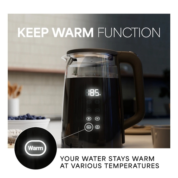 Ophanie 1500W Fast Boiling Electric Kettle, 1.7 Liter - Picture 6 of 8